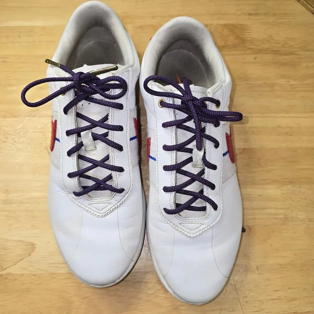 Nike Cortez G Golf Shoes Forrest Gump Colorway White Size 9 Womens